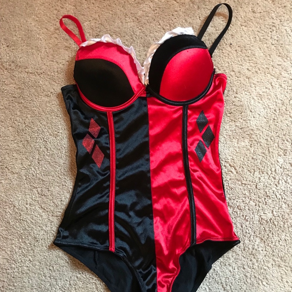 Womens Sexy Harley Quinn Halloween Costume